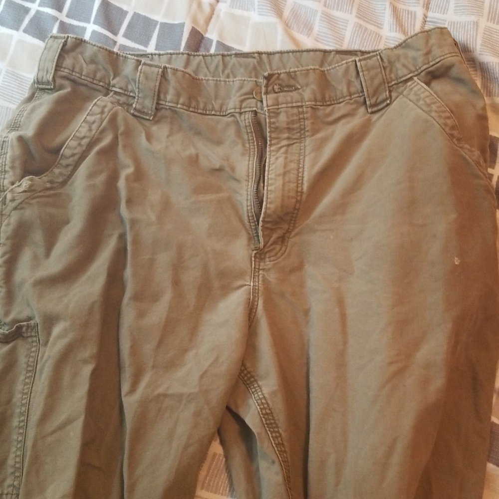 Tan carhartt pants size 36x32